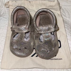 Size 4 Freshly picked moccs hard sole